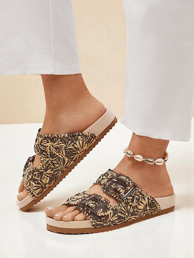 Royalfashion Sandale dama cu catarame Samorra