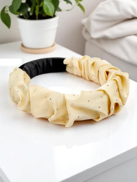 Royalfashion Bentiță satinată Bianca