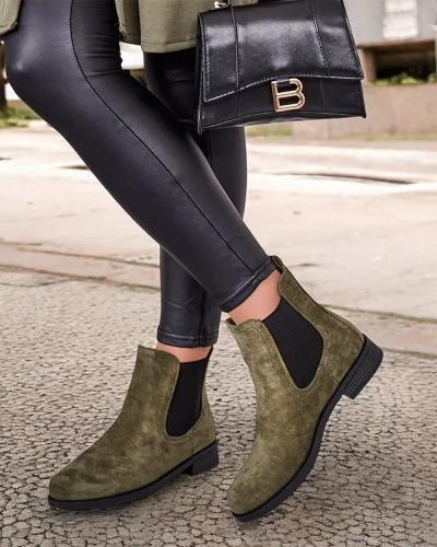 Royalfashion Cizme eco-suede Ataras pentru femei a'la sztyblettes