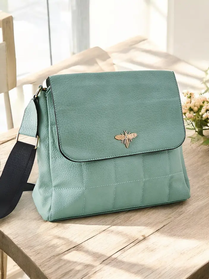 Geantă de damă din ecopiele Royalfashion cu embossing