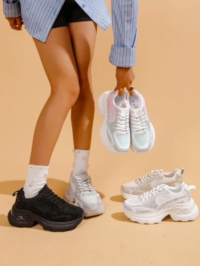 Adidași sport pentru femei Royalfashion cu cristale Bloss