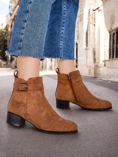 Bocanci cu glezna pentru femei Royalfashion Tomil