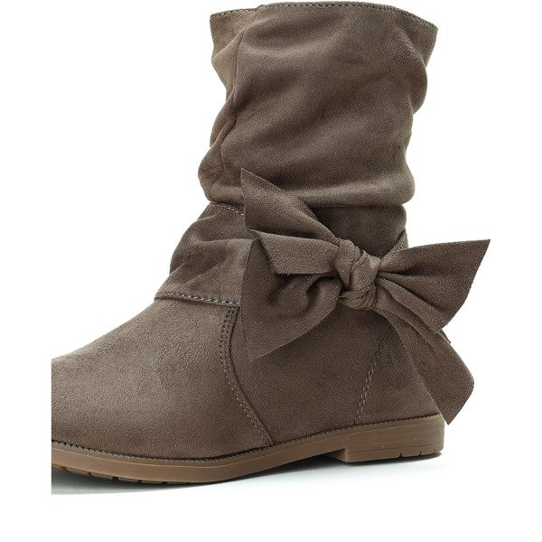 Zielone dziecięce botki Dakota- Obuwie