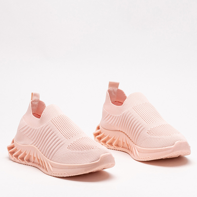 Pantofi sport slip-on damă roz deschis Dinging - Încălțăminte