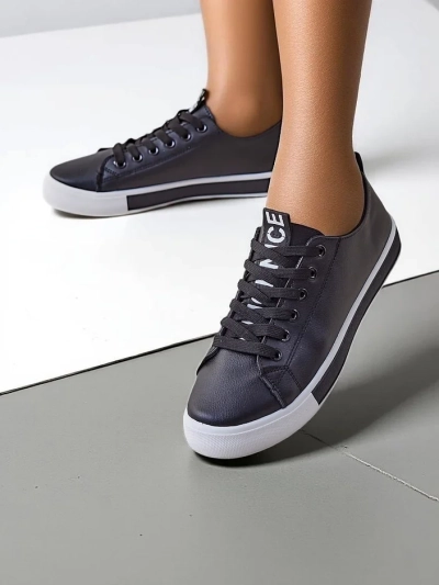 Sneakers ecologice din piele artificială Royalfashion pentru femei Eccola