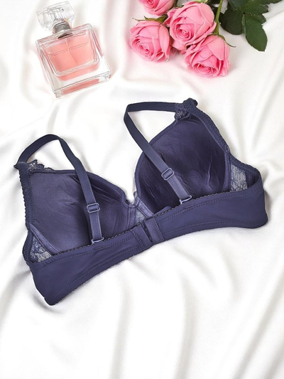 Royalfashion Sutien damă cu burete cu dantelă Bra Bella