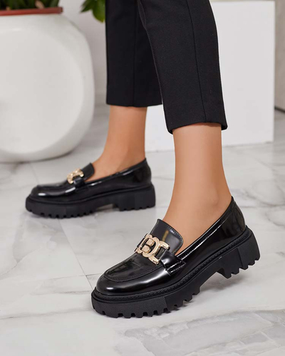 Royalfashion Mocasini lăcuiți de damă Bevevra