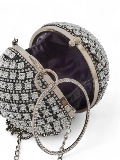 Royalfashion Damska torebka kula z cyrkoniami Velora Bloom