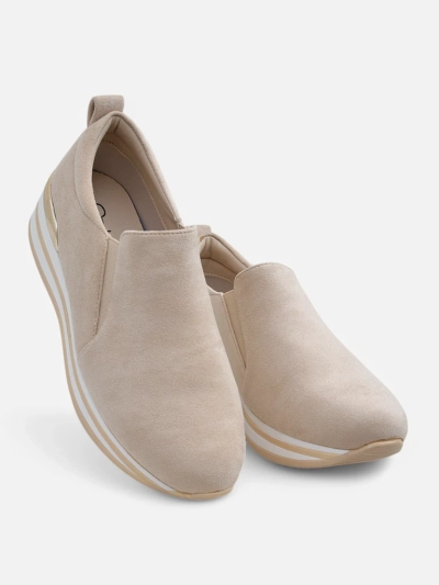 Royalfashion Pantofi loafers ecologici din suede pentru femei Rabbite