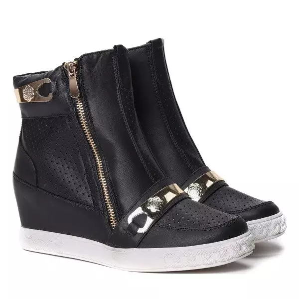 OUTLET Botine negre Adefretta - Pantofi