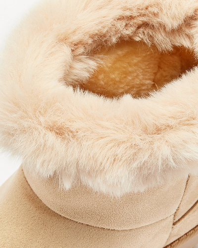 Royalfashion Cizme de damă a'la cizme de zăpadă cu ornament Galaes