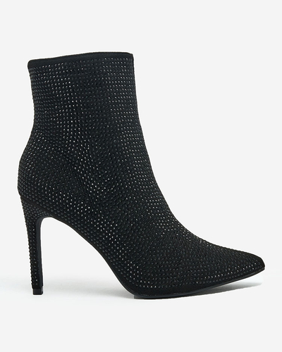 Royalfashion Cizme Stiletto Lekirisa Zirconia pentru femei