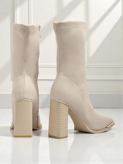 Botine de damă din piele ecologică Morvella
