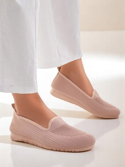Royalfashion Mocasi din material pentru femei Caerit