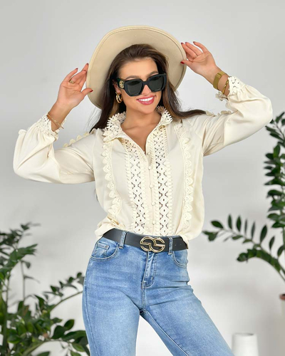 Royalfashion Cămașă din dantelă pentru femei