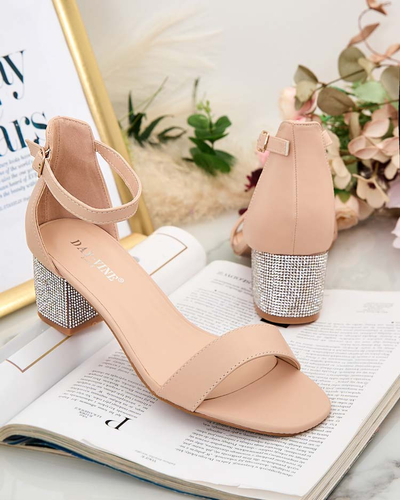 Royalfashion Sandale Zeye Stiletto pentru femei