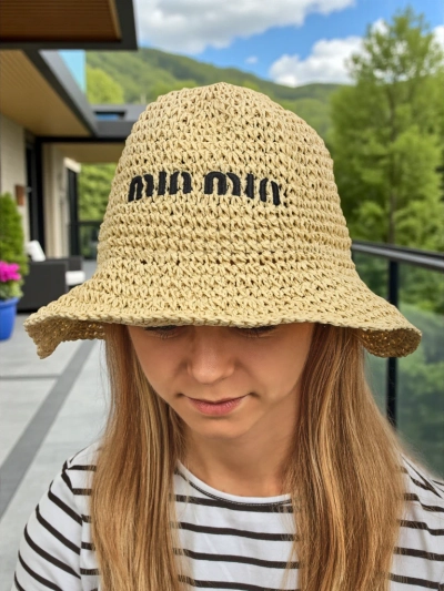 Royalfashion Women's Summer Bucket Hat with Lettering