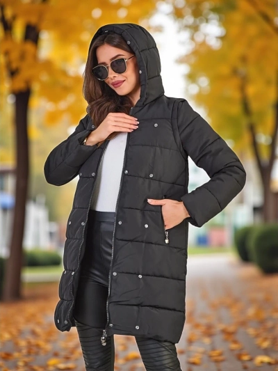 Geacă pentru femei Royalfashion cu mâneci detașabile