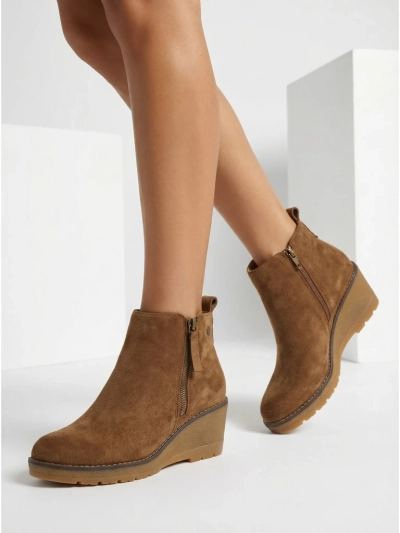 Botine de damă cu platformă ascunsă Zarrico