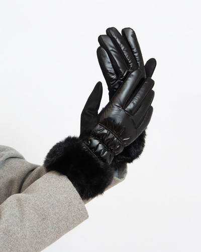 Royalfashion Mănuși negre pentru femei