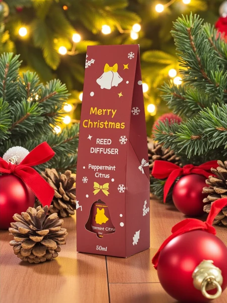 Bețișoare parfumate de Crăciun Merry Christmas Peppermint & Citrus