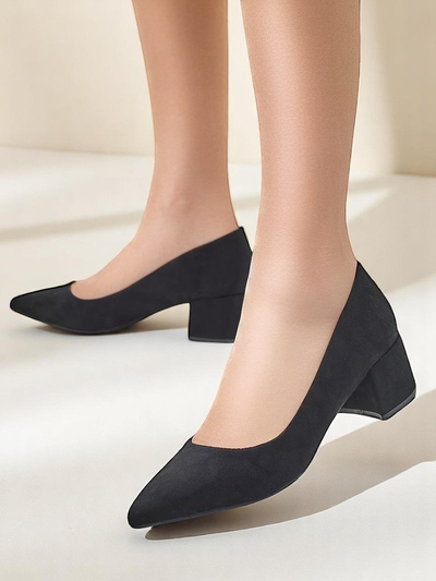 Royalfashion Pantofi cu toc mic pentru femei Bosanna