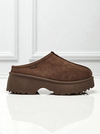 Botine scurte de damă a'la snowboots cu blană Calindra