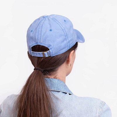Șapcă de baseball de damă albastru din denim - Accesorii