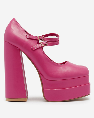Pantofi cu toc înalt pentru femei Fuchsia Edisa - Încălțăminte