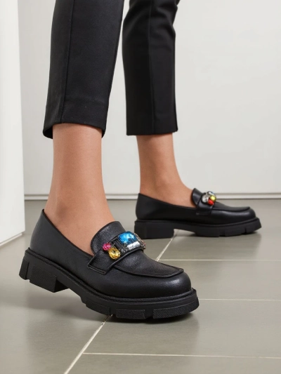 Mocasi de femei Royalfashion cu mărgele Narisco