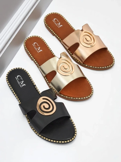 Royalfashion papuci pentru femei cu talpă joasă Glam Bliss