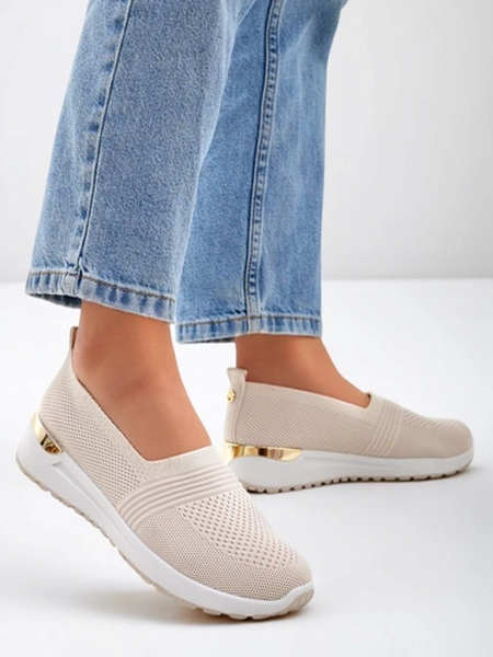 Pantofi slip-on pentru femei din material Royalfashion Perfeti