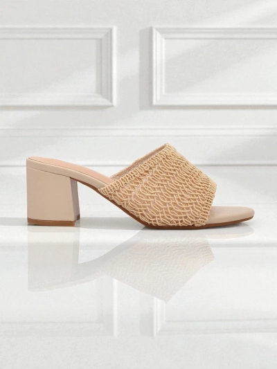 Royalfashion Dames slippers met blokhak Sole Bloom
