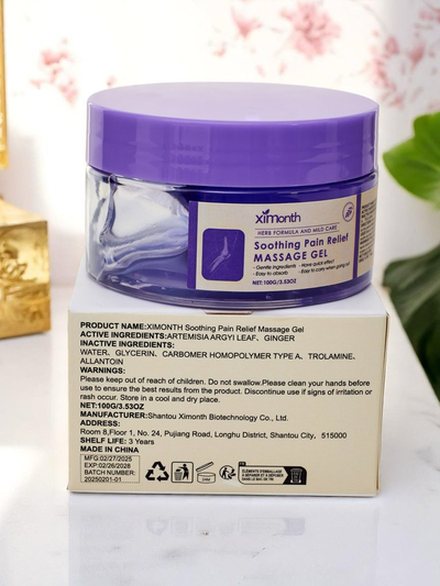 Gel de masaj natural calmant pentru durere