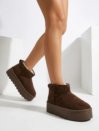 Royalfashion Cizme de zăpadă cu platformă pentru femei a'la Dagodo