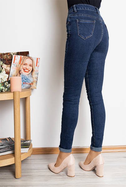 Blugi skinny bleumarin -Pantaloni