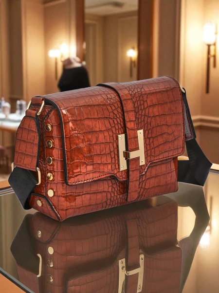 Royalfashion Lakir waali chhoti ladies bag eco leather Velia Crest