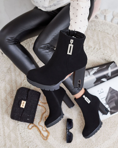 Royalfashion Cizme Stiletto decorate Beroleda pentru femei
