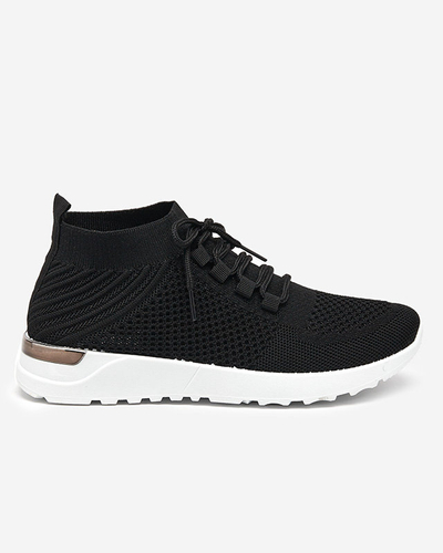 Nero Elegante Sneakerși Sport pentru Femei