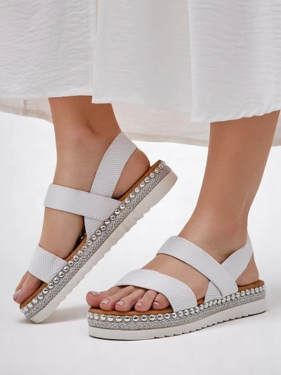 Sandale pentru femei Royalfashion cu talpă decorativă Zindas