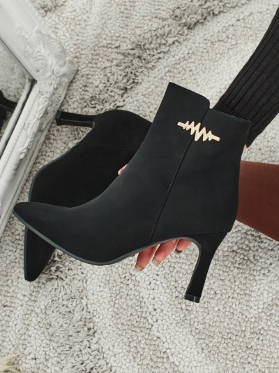 Botine de damă cu toc stiletto Meloria