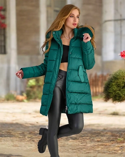 Royalfashion Jachetă de iarnă matlasată pentru femei