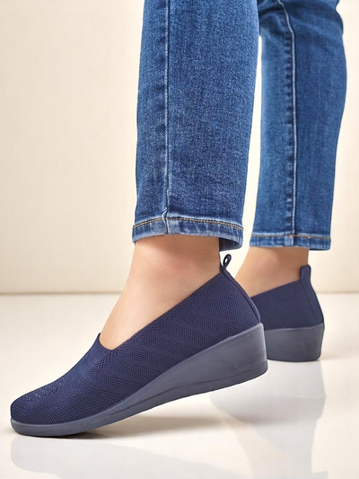 Royalfashion Mocasiini pentru femei pe un toc jos Epoles