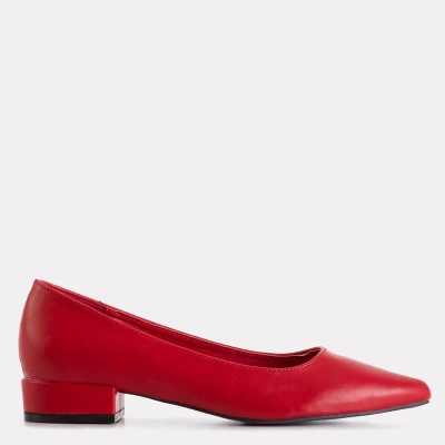 OUTLET Pompele Piselle pentru femei roșii - Încălțăminte