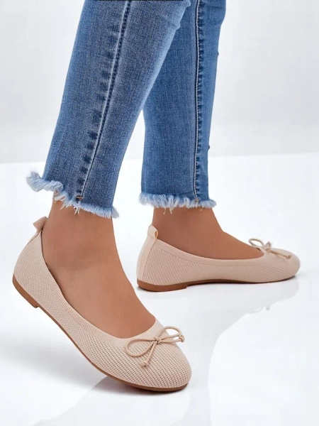 Royalfashion Balerini de Femei din Material Magger