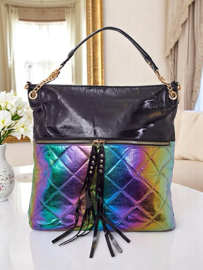 Royalfashion Geantă de mână mare pentru femei Shine Shine