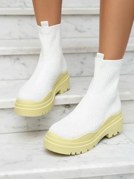 Pantofi Eleganți de Damă Lime în Stil Vintage