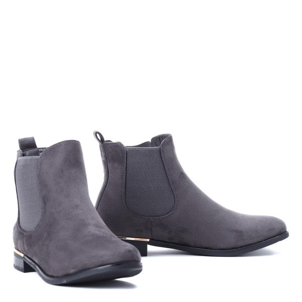 Szare sztyblety Lisa- Obuwie