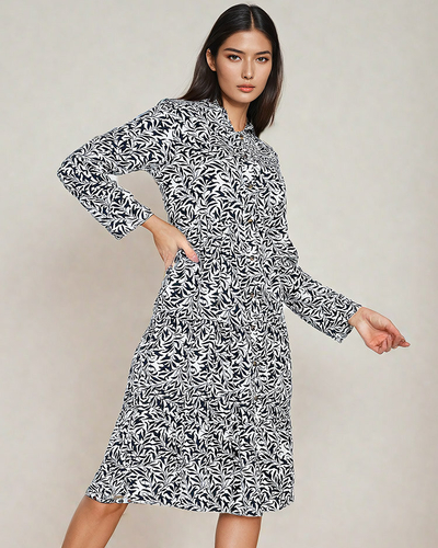 Royalfashion Rochie midi cu imprimeu pentru femei