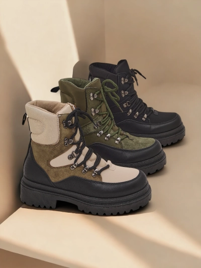 Bocanci trapper pentru femei Royalfashion Savelly